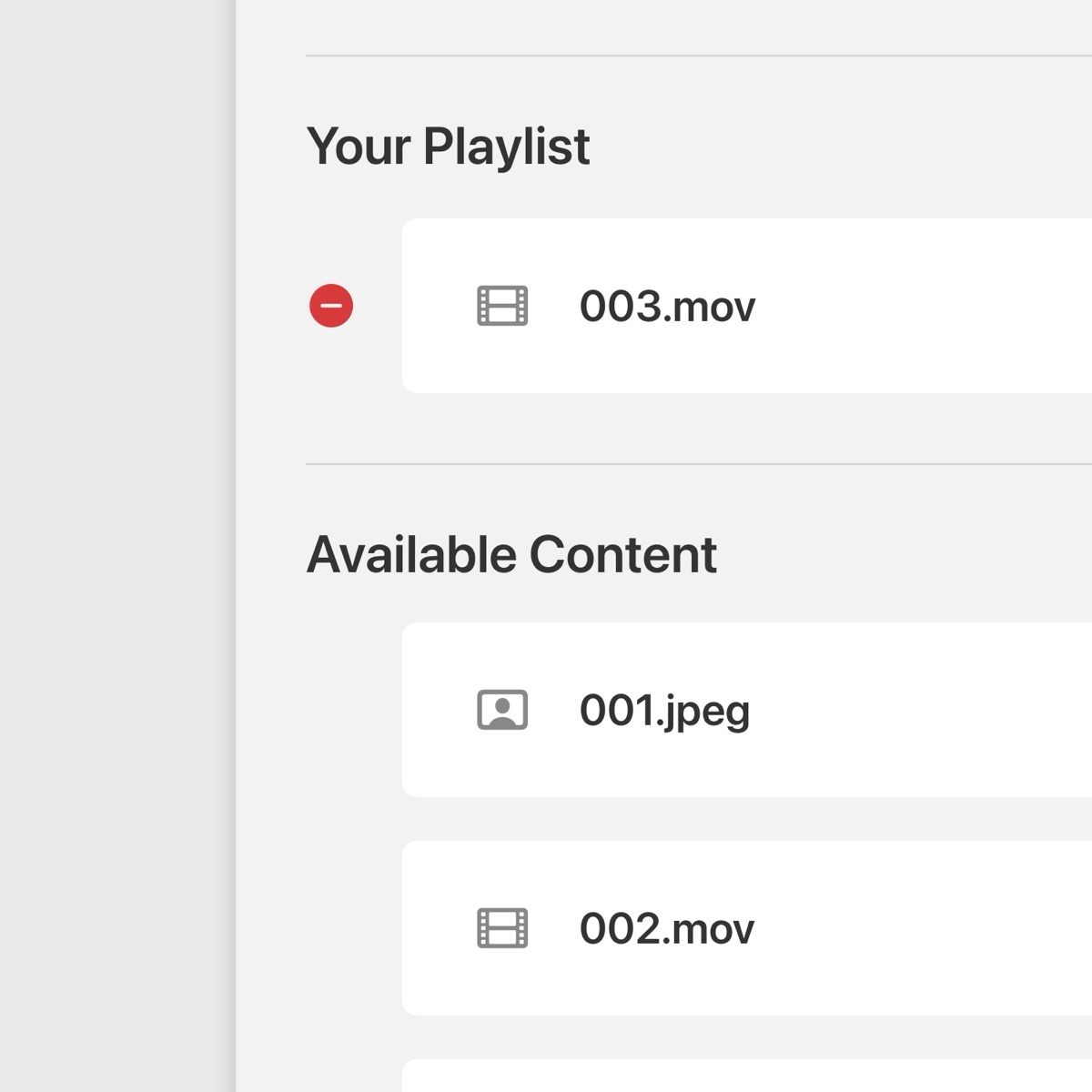 The Server Could Not Play One File